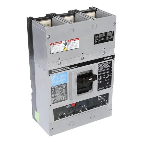 Interruptor Termomagnetico Siemens Jxd63b350 3x350a 600v Color Gris