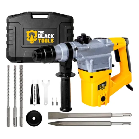Martelete Perfurador Rompedor Sds Plus Profissional 1000w THE BLACK TOOLS por Is