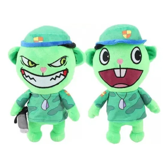 D 2pcs Happy Tree Peluche Muñeca Regalo