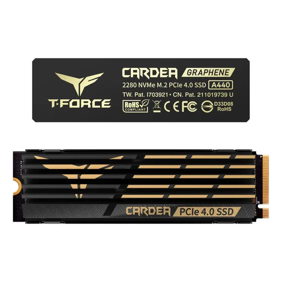 Disipador Térmico De Aluminio Teamgroup T-force A440 De 2 Tb