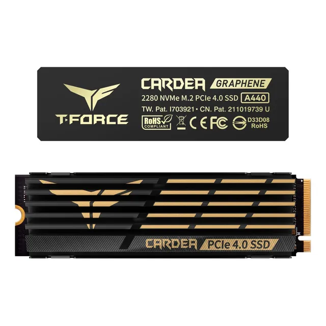 Disipador Térmico De Aluminio Teamgroup T-force A440 De 2 Tb