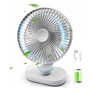 Ventilador De Mesa, Portátil, Recargable, De 4 Velocidades 17 Cm Plateado Transparencia Plástico 3 Ventilador De Mesa, Portátil, Recargable, De 4 Velocidades 17 Cm Plateado Transparencia Plástico 3