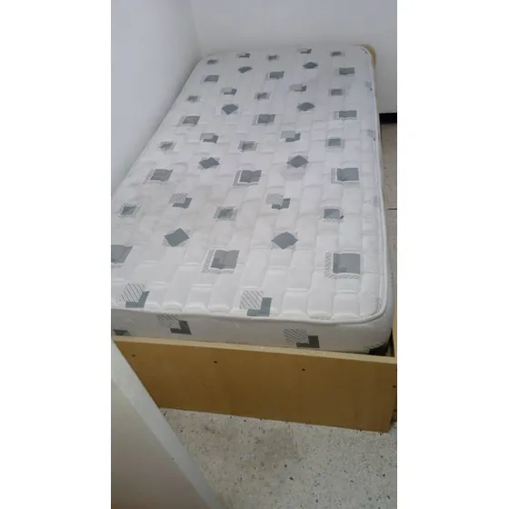 Cama Duplex Individual De Centro Mueble