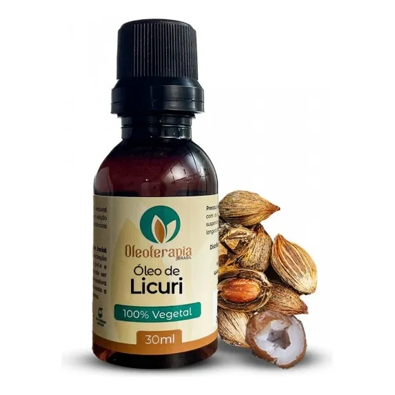 Óleo De Licuri 100% Natural 30ml - Nutrição Cabelo & Pele
