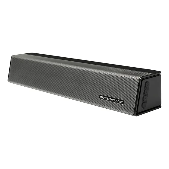 Parlante Barra De Sonido Inalambrica Pc Tv Gamer Bluetooth Gris Oscuro