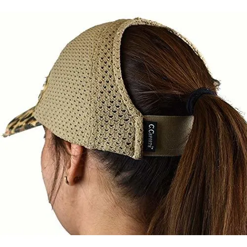 Ponycap Desordenada Alta Bon Ponytail Ajustable Gorro W72n3