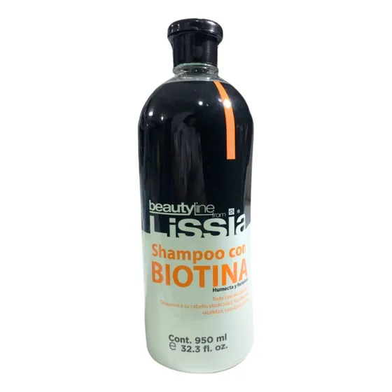 Shampoo Beautyline From Lissia Con Biotina 950 Ml