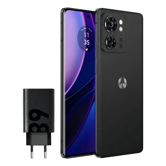 Motorola Edge 40 Dual SIM 256 GB Negro Eclipse 8 GB RAM Hasta 10Gb, Cámara 50Mp, 13 Mp, 32Mp, Certificación IP68, Sumergible. 144HZ.