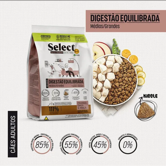 Select Dog Adult Med/grand 15 K