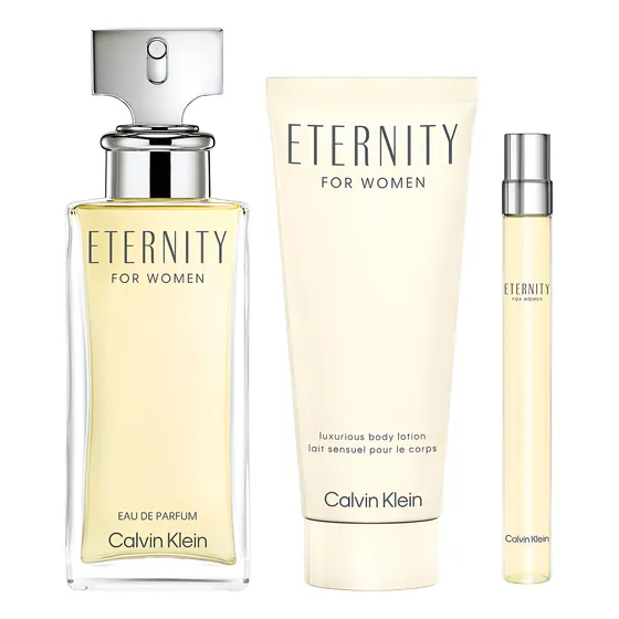 Calvin Klein Eternity F.women 100ml Edp+crema+miniatura