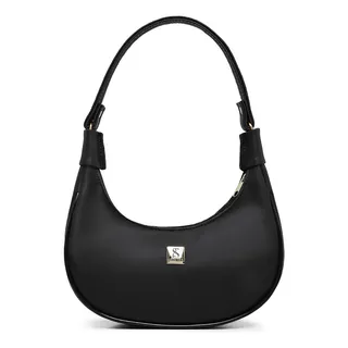 Bolsa Feminina Tote Meia Lua De Ombro E MĂŁo Sofisticada Acambamento Dos Ferragens Ouro Cor Preto Correia De Ombro Preto Desenho Do Tecido Lisa Bolsa Feminina Tote Meia Lua De Ombro E MĂŁo Sofisticada Acambamento Dos Ferragens Ouro Cor Preto Correia De Ombro Preto Desenho Do Tecido Lisa