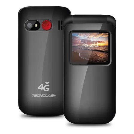 Teléfono 4g Senior Adulto Mayor Tecnolab Tl456bk