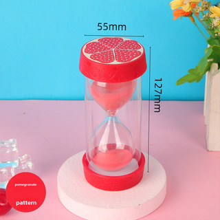 Pomegranate - Reloj De Arena Con Diseño De Frutas, 5/15/30 M Pomegranate - Reloj De Arena Con Diseño De Frutas, 5/15/30 M
