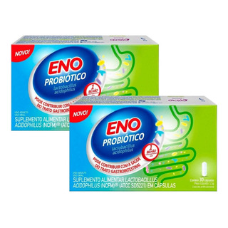 Kit Eno Probiótico 2 Caixas De 30 Cápsulas Cada Sem Sabor Kit Eno Probiótico 2 Caixas De 30 Cápsulas Cada Sem Sabor