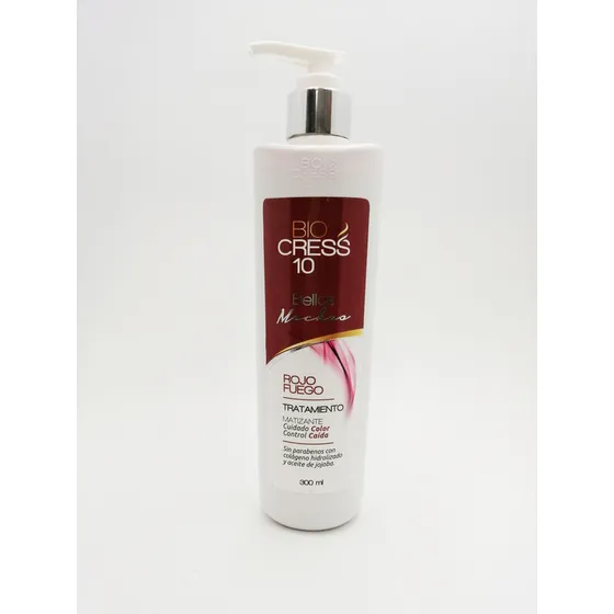 Bio Cress 10 Tto Matizante Rojo Fuego X 300 Ml