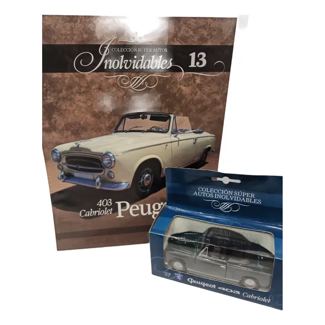 Coleccion El Tiempo Autos Inolvidables Peugeot 403 Cabriolet