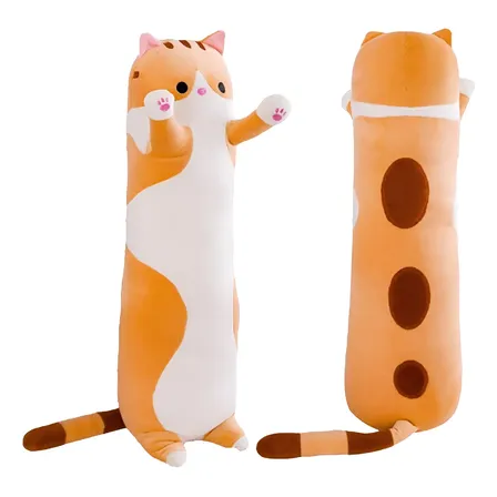 Peluche Gatitos Almohada  Linda Muñeca  Gato Juguetes 70 Cm
