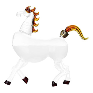 Decantador Creativo Con Forma De Caballo, Adorno De 1000ml, Decantador Creativo Con Forma De Caballo, Adorno De 1000ml,