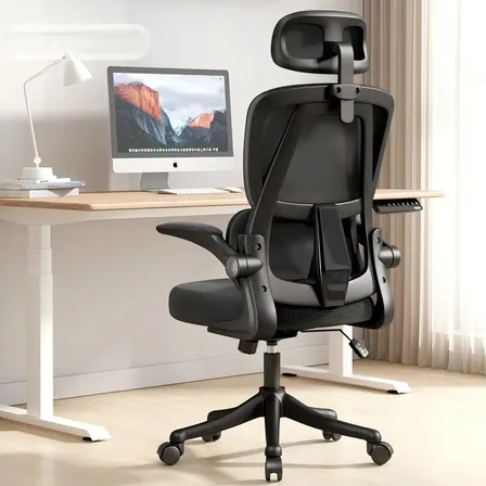 Silla Gamer Oficina Barata Escritorio Ergonómica Giratoria Negra Completa Algodón