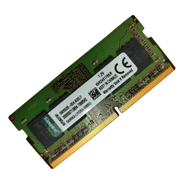 Memoria RAM gamer color verde 8GB 1.2V Kingston KVR24S17S8/8