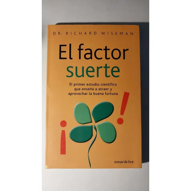 El Factor Suerte - Richard Wiseman - Nuevo - Grande