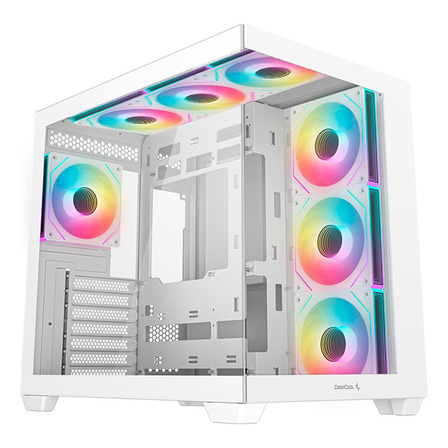 Gabinete Deepcool Cg530 7 Fans Doble Cámara Panorámico Gabinete Deepcool Cg530 7 Fans Doble Cámara Panorámico