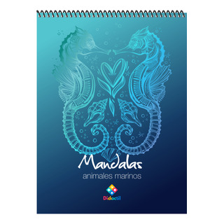 Libro Para Colorear Mándalas De Animales Marinos Libro Para Colorear Mándalas De Animales Marinos