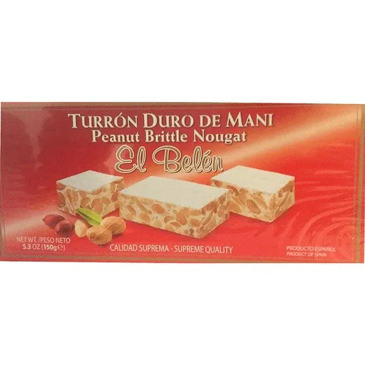 Turron Español El Belen 150g Duro Mani