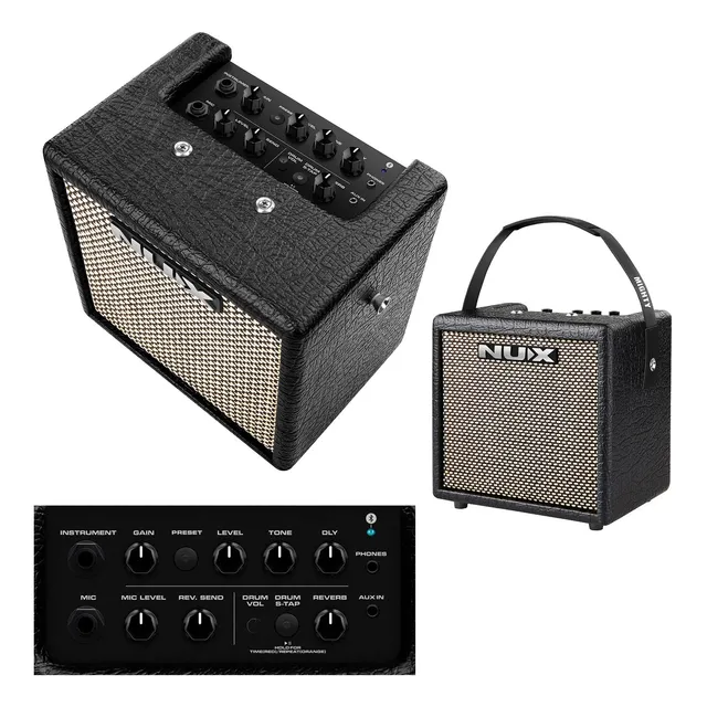 Nux Mighty 8bt Mk2 Amplificador Guitarra Bajo + Rocker Music