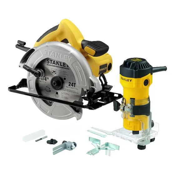 Fresadora De Palma 550w + Sierra Circular 71/4 1600w Stanley