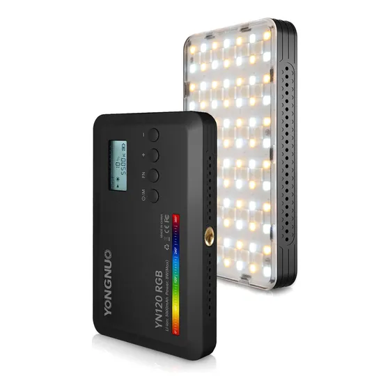 Lâmpada Fotográfica Com Iluminação Tela Led Fx Lcd Photograp