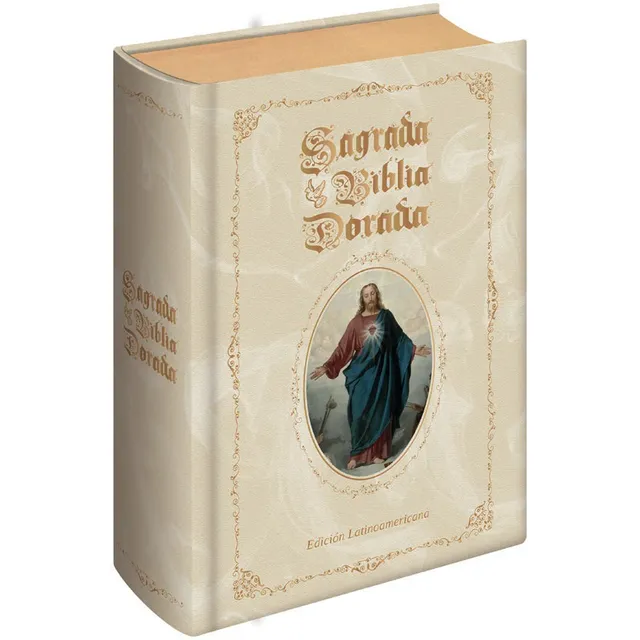 Sagrada Biblia Católica Dorada Mediana