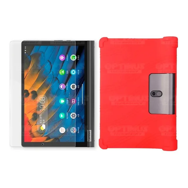 Kit Vidrio Y Estuche Tablet Lenovo Yoga Smart Tab Yt-x 705f