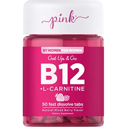 Vitaminas Rosa B12 Tenido 5000mcg Ante 50 Tabletas 88nvx
