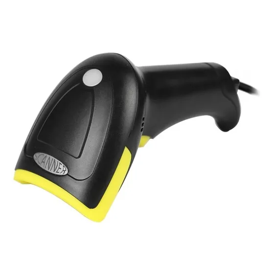 Leitor De Qr Code 2d Data Matrix Feasso F-cod17 Com Cabo Usb Cor Preto e Amarelo x