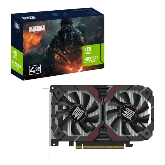 Placa De Vídeo Nvidia Geforce Gt 740 Ddr5 Hdmi 4gb