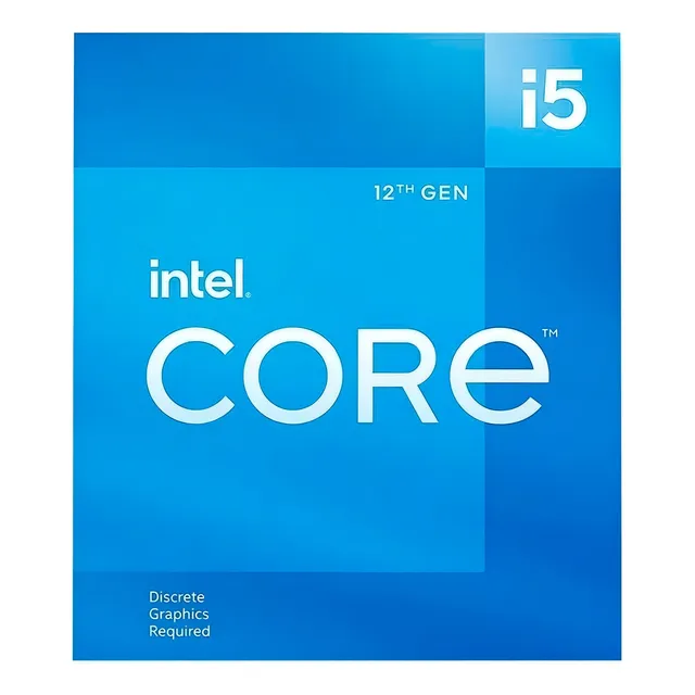 Procesador gamer Intel Core i5-12400F BX8071512400F de 6 núcleos y 4.4GHz de frecuencia