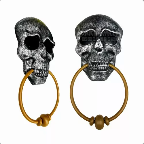 Timbre Calavera Cráneo Luz Sonido Adorno Halloween