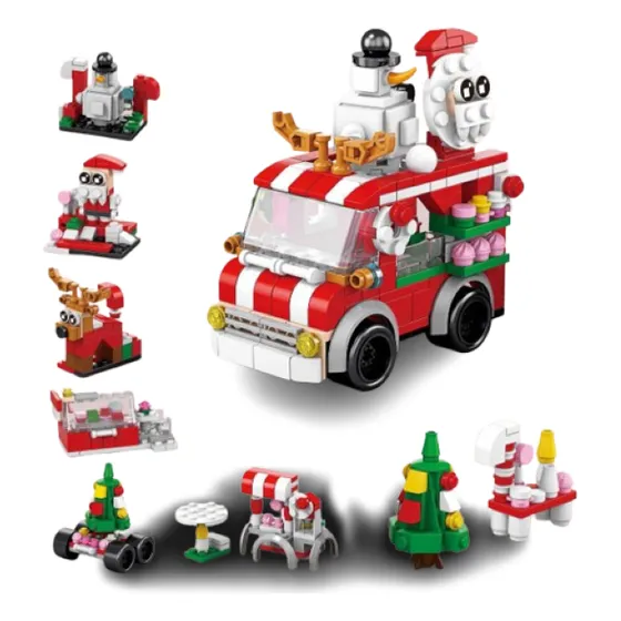 Armatodos Bloques Navideños Con Diferentes Figuras 6 En 1