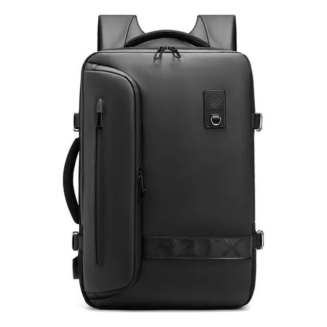 Mochila De Mano Cabina Viaje Compresión Airback & Expansion Negro Liso