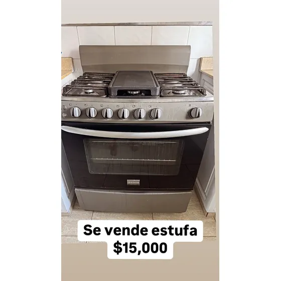 Frigidaire Estufa Con Horno, Encendido Eléctrico Y 6 Quemado