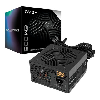 Fuente De Alimentación Para Pc Evga 500 W3 Negra 220v Fuente De Alimentación Para Pc Evga 500 W3 Negra 220v