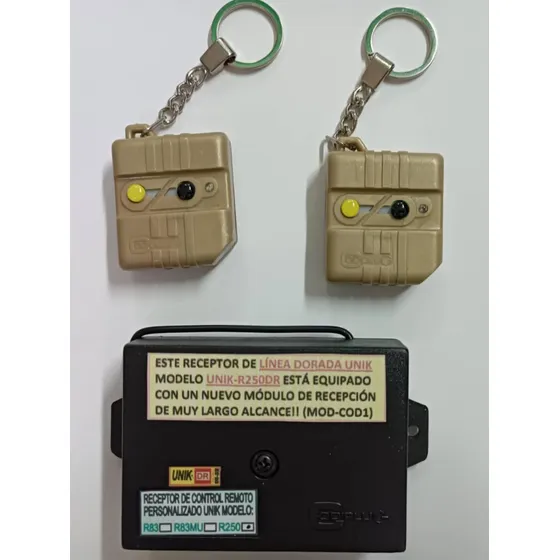 Receptora Unik Saw Codiplug  Anti Clonación Controles Dorada