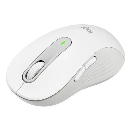Mouse inalámbrico Logitech M650 Signature Grande blanco crudo