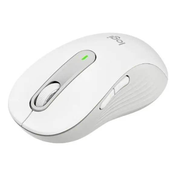 Mouse inalámbrico Logitech M650 Signature Grande blanco crudo