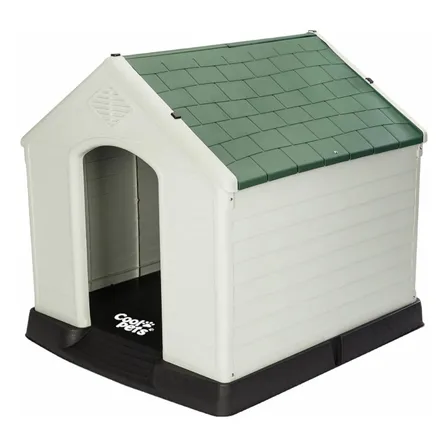 Casa Para Perro Grande Techo Verde 88x79x82cm Cool Pets Casa Para Perro Grande Techo Verde 88x79x82cm Cool Pets