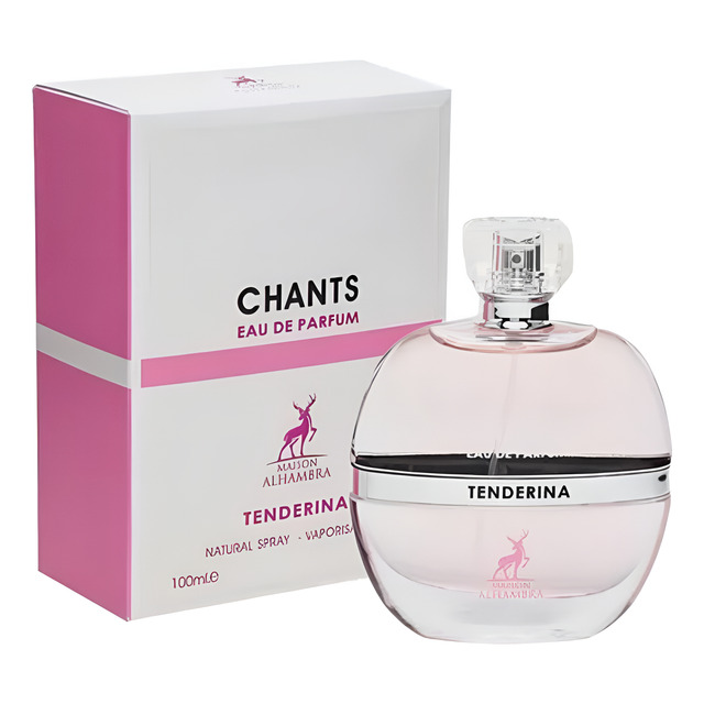 Perfume Chants Tenderina Maison Alhambra 100ml Edp Árabe Feminino Original Lacrado Nota Fi...