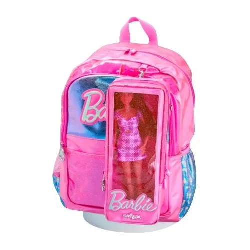 Bolso Escolar Barbie Clásico 2 En 1 Exclusivo