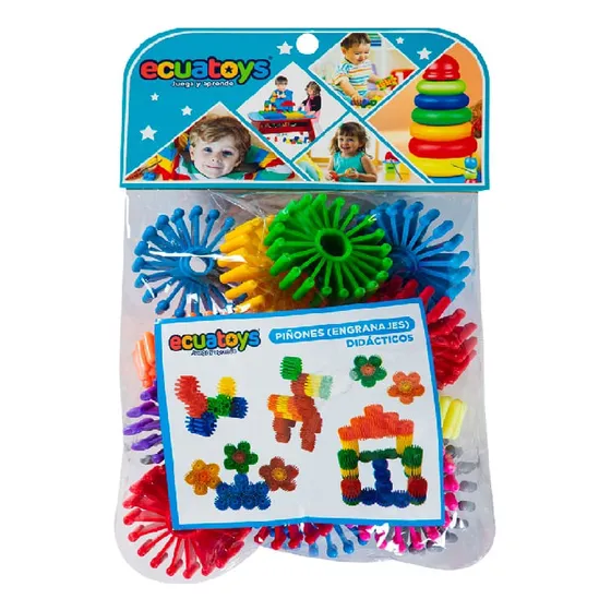 Didáctico Piñones Engranaje X 36 Piezas Ecuatoys