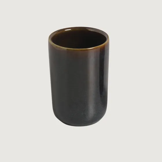 Vasos X4 De Cerámica De Gres Azul Marino Veteado | 220ml